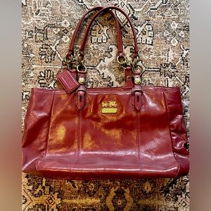 Coach designer bag.